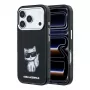 Karl Lagerfeld Funda MagSafe IML Choupette Body Sketch Print para iPhone 18 Pro Max / 17 Pro Max - Negro