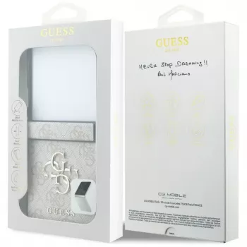 GUESS Carcasa rígida 4G Big Logo para Samsung Galaxy Z Flip5 - Rosa