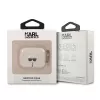 Karl Lagerfeld KLA3UKHGD Funda para AirPods 3 Glitter Oro Cabeza de Karl