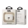 Karl Lagerfeld KLAPRUNIKH Funda para AirPods Pro Blanca Silicona Karl Head 3D