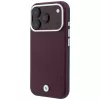 BMW Funda MagSafe Sign Inclined Deboss Letters para iPhone 18 Pro Max / 17 Pro Max - Burdeos