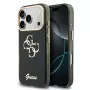 GUESS Funda IML 4G Script Metal para iPhone 18 Pro / 17 Pro - Negro