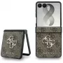GUESS Carcasa rígida Big 4G Logo para Samsung Galaxy Z Flip4 - Marrón