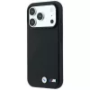 BMW M Funda MagSafe Tire Track Metal Logo para iPhone 18 Pro Max / 17 Pro Max - Negro