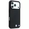 BMW M Funda MagSafe Tire Track Metal Logo para iPhone 18 Pro / 17 Pro - Negro