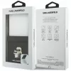 Karl Lagerfeld Funda Karl & Choupette Saffiano Pins para Samsung Galaxy Z Flip8 - Negro