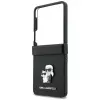 Karl Lagerfeld Funda Karl & Choupette Saffiano Pins para Samsung Galaxy Z Flip8 - Negro