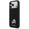 Karl Lagerfeld Funda Rhinestones Karl & Choupette Pin para iPhone 17 Pro Max - Negro