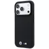 BMW M Funda MagSafe Quadrille Kevlar Metal Logo para iPhone 18 Pro / 17 Pro - Negro