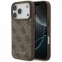 GUESS Funda 4G Classic para iPhone 18 Pro / 17 Pro - Marrón