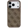GUESS Funda 4G Classic para iPhone 18 Pro / 17 Pro - Marrón