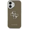 Guess Funda Grained Big 4G Classic Logo para Apple iPhone 17 - Marrón