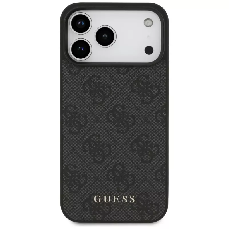 GUESS Funda protectora 4G Classic para iPhone 18 Pro Max / 17 Pro Max - Negro