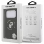 Karl Lagerfeld Funda MagSafe de silicona Karl & Choupette Ring para iPhone 17 Pro Max - Negro
