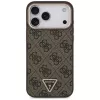 GUESS Funda MagSafe 4G Triangle Logo para iPhone 18 Pro Max / 17 Pro Max - Marrón