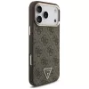 GUESS Funda MagSafe 4G Triangle Logo para iPhone 18 Pro Max / 17 Pro Max - Marrón