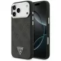 GUESS Funda MagSafe 4G Triangle Logo para iPhone 18 Pro Max / 17 Pro Max - Negro y Plata