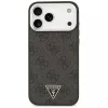 GUESS Funda MagSafe 4G Triangle Logo para iPhone 18 Pro Max / 17 Pro Max - Negro y Plata