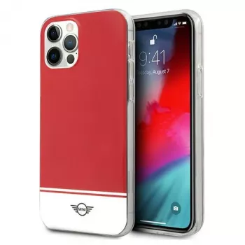 MINI MORRIS Mini MIHCP12MPCUBIRE Funda rígida roja para iPhone 12/12 Pro 6,1