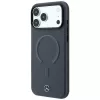 Mercedes Funda MagSafe de piel 3D para iPhone 18 Pro Max / 17 Pro Max - Antracita