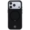 Mercedes Funda de piel con soporte de anillo MagSafe para iPhone 18 Pro Max / 17 Pro Max - Negro