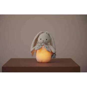 Kaloo Lapinoo Luz nocturna de peluche, conejo color crema