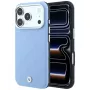 BMW Funda MagSafe Sign Deboss Quilted Metal Logo para iPhone 17 Pro / 18 Pro - Azul