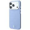 BMW Funda MagSafe Sign Deboss Quilted Metal Logo para iPhone 17 Pro / 18 Pro - Azul