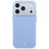 BMW Funda MagSafe Sign Deboss Quilted Metal Logo para iPhone 17 Pro / 18 Pro - Azul