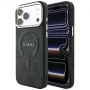 GUESS Funda MagSafe Embossed 4G Classic para iPhone 17 Pro / 18 Pro - Negro