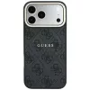 GUESS Funda MagSafe Embossed 4G Classic para iPhone 17 Pro / 18 Pro - Negro