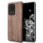Mercedes-Benz Funda rígida Wood Line nogal para Samsung Galaxy S20 Ultra (G988) - Marrón