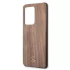 Mercedes-Benz Funda rígida Wood Line nogal para Samsung Galaxy S20 Ultra (G988) - Marrón