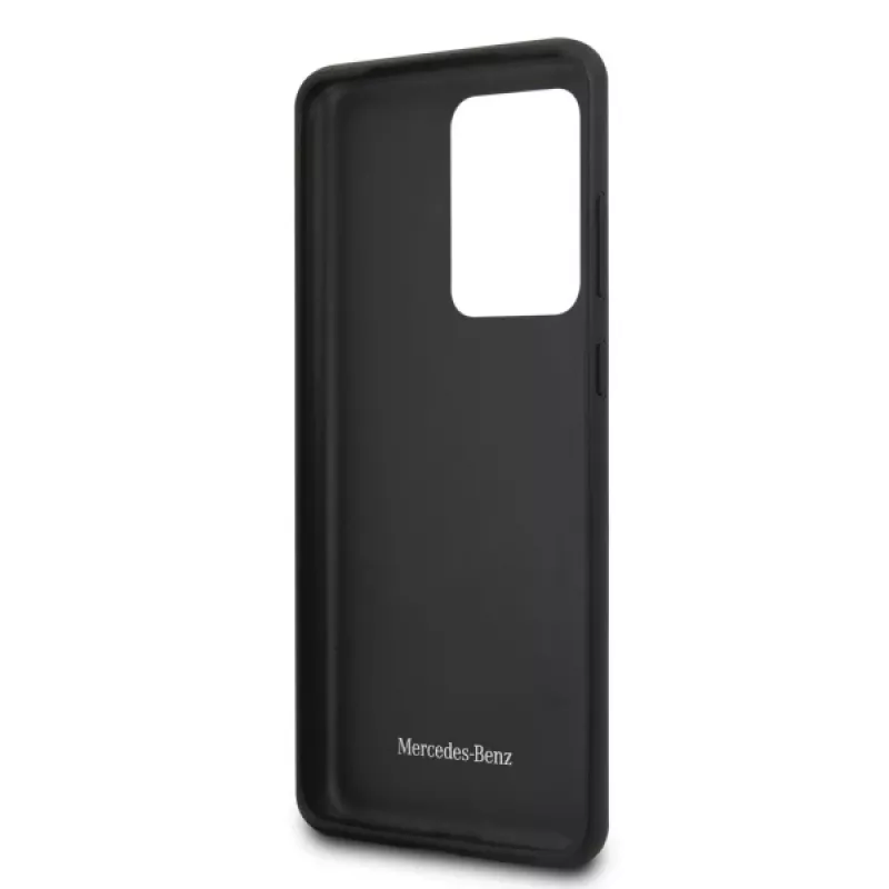 Mercedes-Benz Funda rígida Wood Line nogal para Samsung Galaxy S20 Ultra (G988) - Marrón