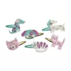 Janod Set de manualidades de horquillas con purpurina DIY – Perros y gatos, 5+ años