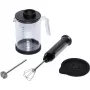Graef MS 202 espumador de leche por inducción, 200 ml para espumar / 350 ml para calentar, acero inoxidable, plata
