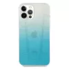 Mercedes-Benz MEHCP12LCLGBL carcasa rígida para iPhone 12 Pro Max Transparent Line azul