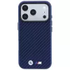 BMW M funda MagSafe Carbon Metal Logo para iPhone 18 Pro Max / 17 Pro Max - azul marino