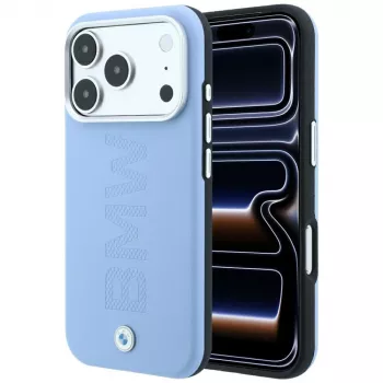 BMW funda MagSafe Sign Centered Deboss para iPhone 18 Pro / 17 Pro - azul