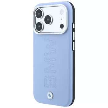 BMW funda MagSafe Sign Centered Deboss para iPhone 18 Pro / 17 Pro - azul