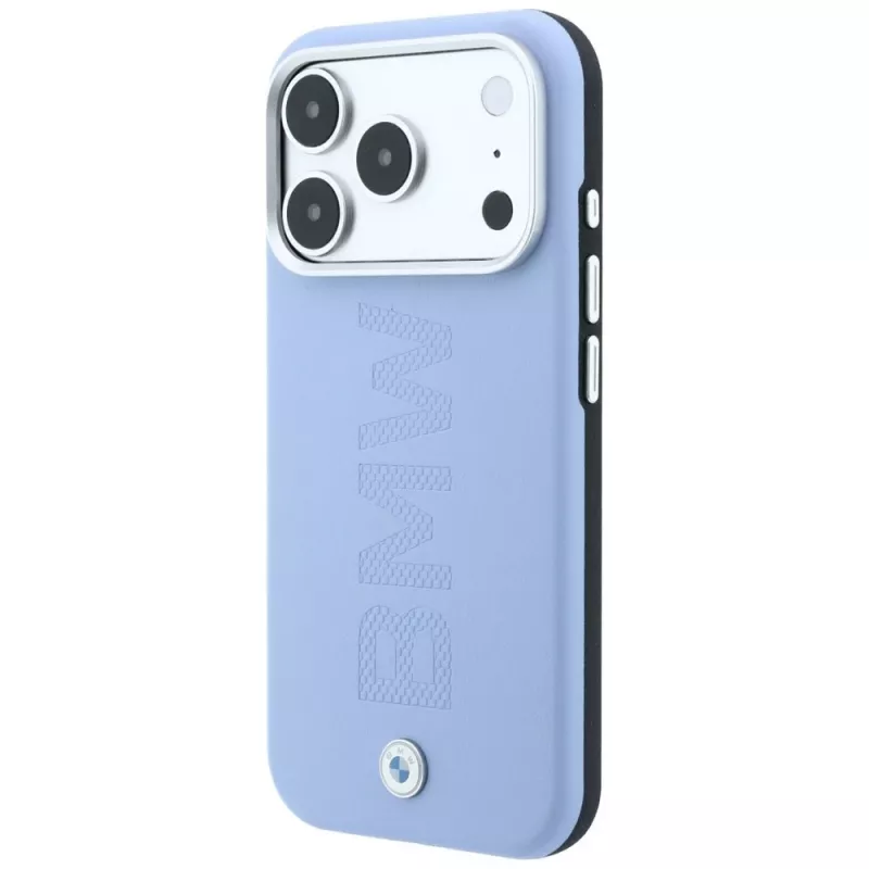BMW funda MagSafe Sign Centered Deboss para iPhone 18 Pro / 17 Pro - azul