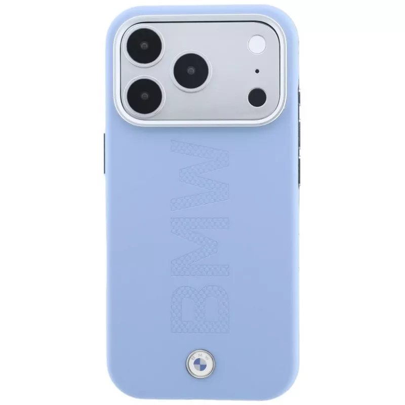 BMW funda MagSafe Sign Centered Deboss para iPhone 18 Pro / 17 Pro - azul