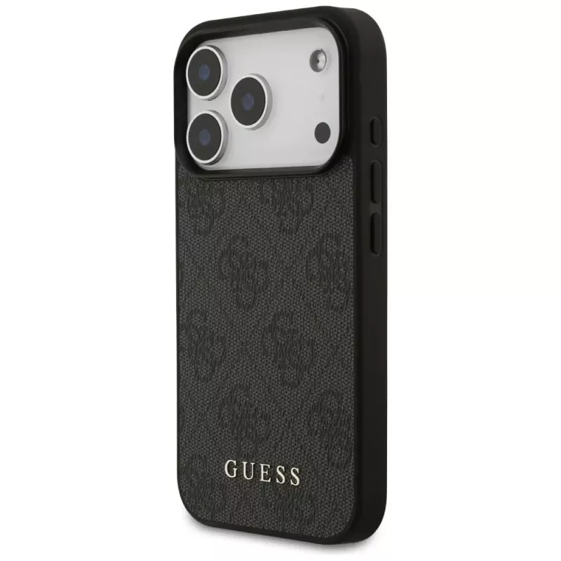 GUESS funda protectora trasera 4G Classic para Apple iPhone 18 Pro / 17 Pro - negra