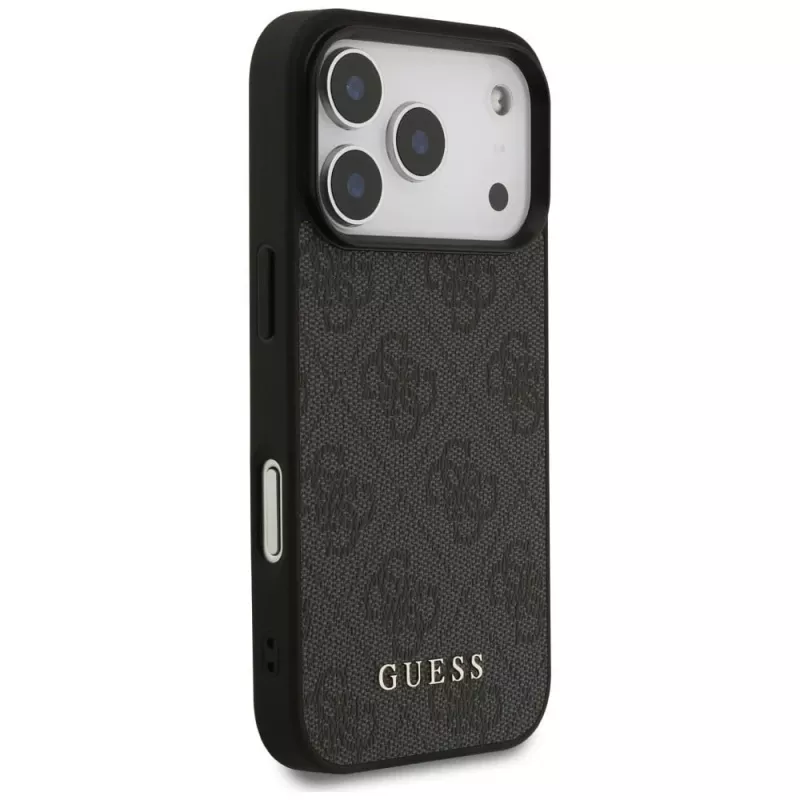 GUESS funda protectora trasera 4G Classic para Apple iPhone 18 Pro / 17 Pro - negra