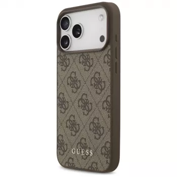 GUESS funda 4G Classic para iPhone 18 Pro Max / 17 Pro Max - marrón