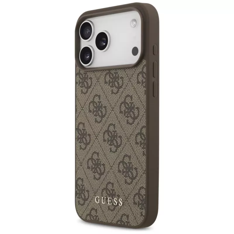 GUESS funda 4G Classic para iPhone 18 Pro Max / 17 Pro Max - marrón