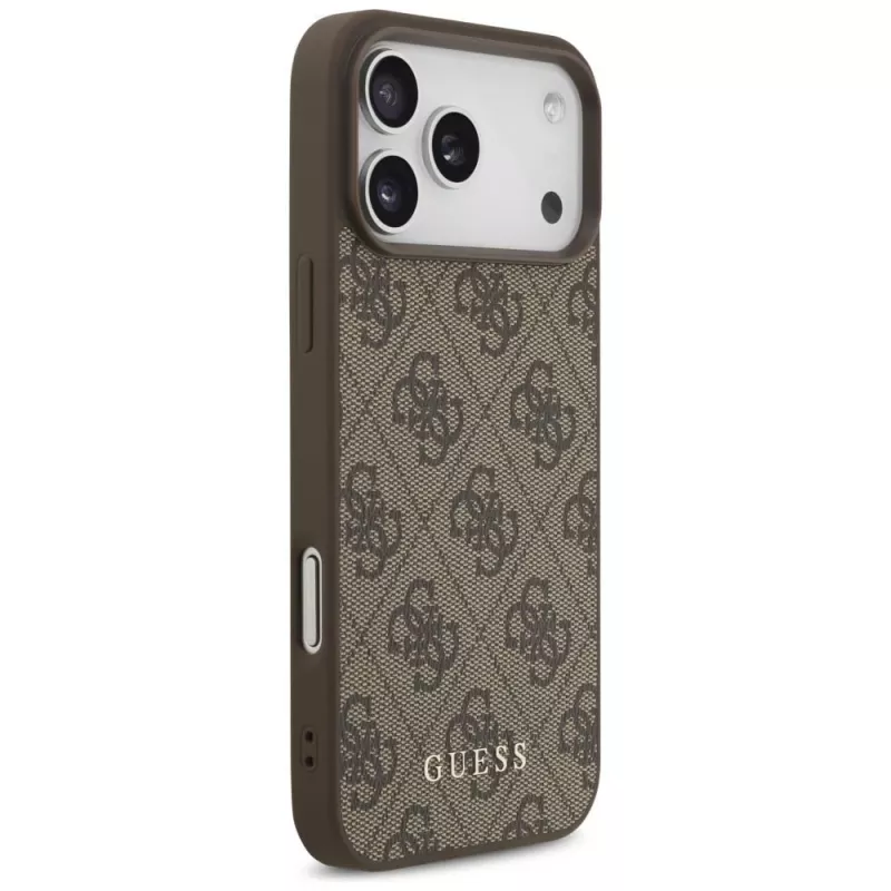 GUESS funda 4G Classic para iPhone 18 Pro Max / 17 Pro Max - marrón