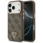 Funda MagSafe GUESS 4G Triangle Logo para iPhone 17 Pro / 18 Pro - Marrón