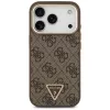Funda MagSafe GUESS 4G Triangle Logo para iPhone 17 Pro / 18 Pro - Marrón