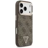 Funda MagSafe GUESS 4G Triangle Logo para iPhone 17 Pro / 18 Pro - Marrón
